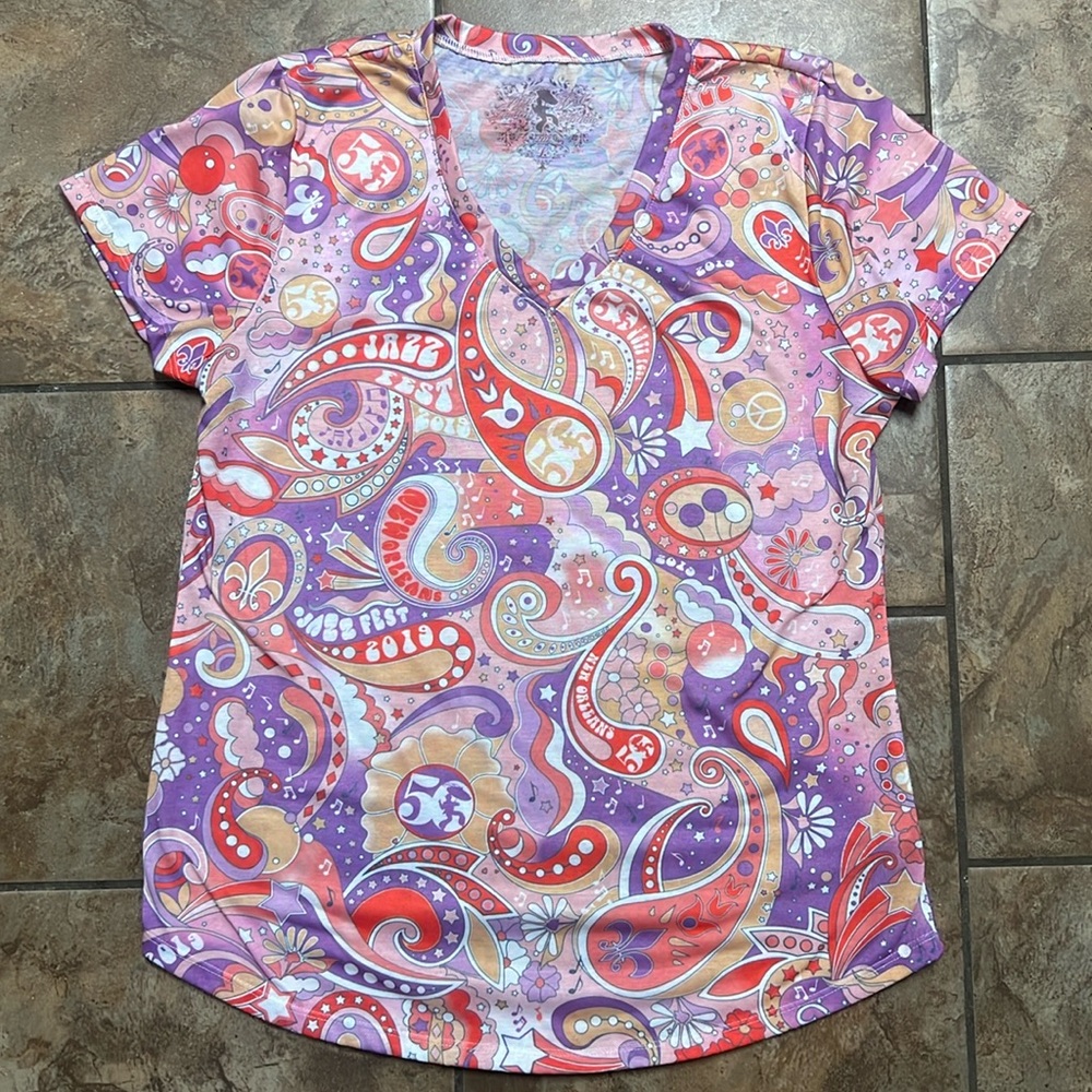 New Orleans Jazz Fest large 50th anniversary limited edition shirt